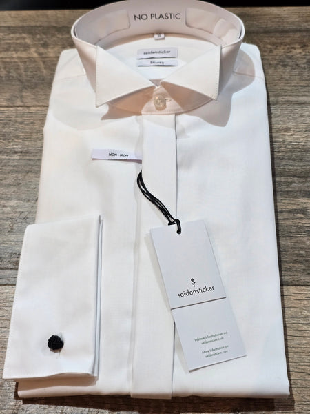 Seidensticker Shaped Fit wing collar White Shirt