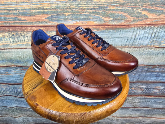 Bugatti Summer Leather Sneaker Cognac