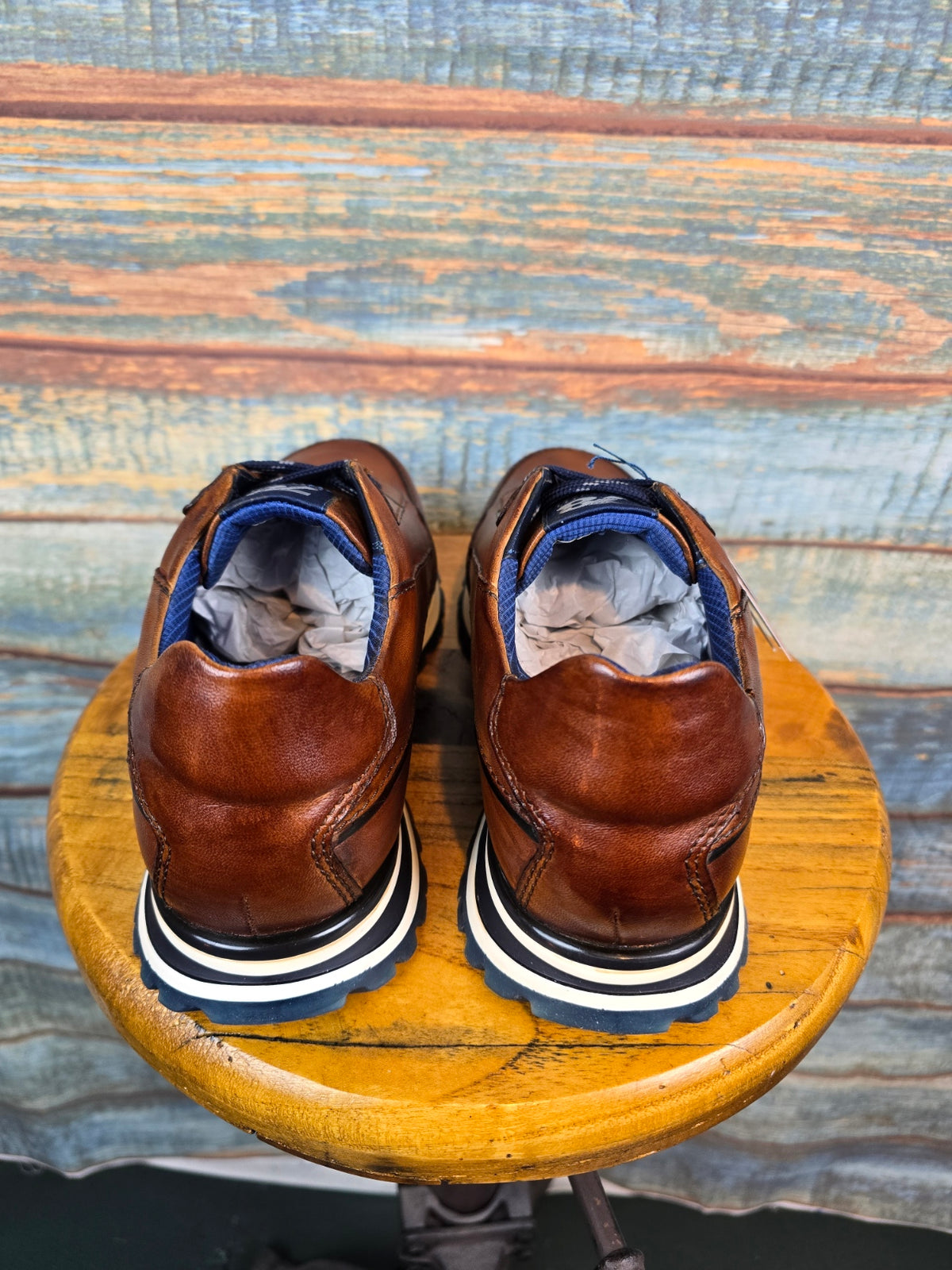 Bugatti Summer Leather Sneaker Cognac