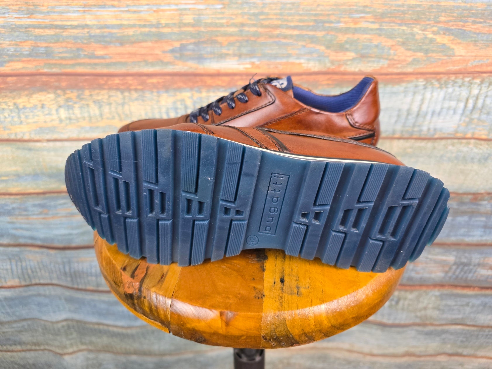 Bugatti Summer Leather Sneaker Cognac
