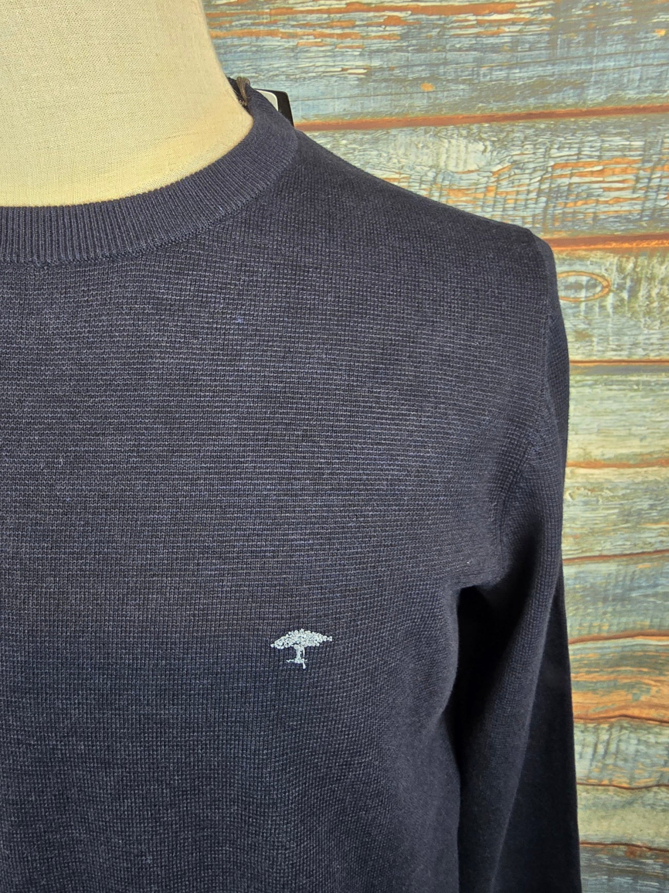 FYNCH HATTON Air Cotton Round Neck Summer Jumpers