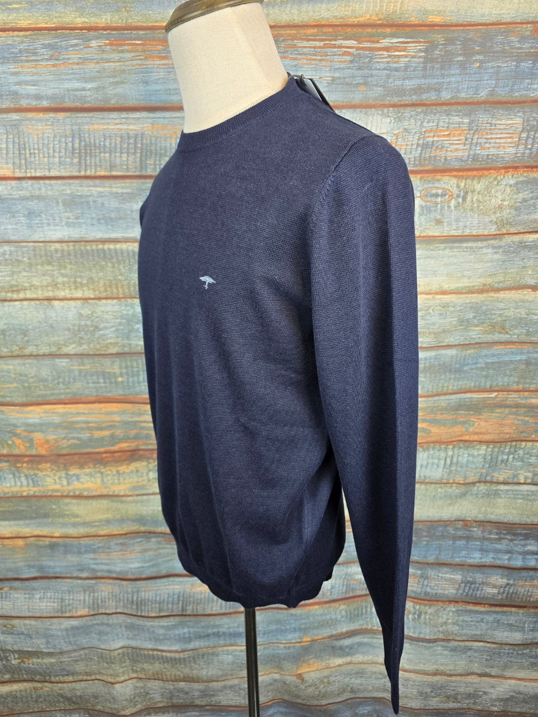 FYNCH HATTON Air Cotton Round Neck Summer Jumpers