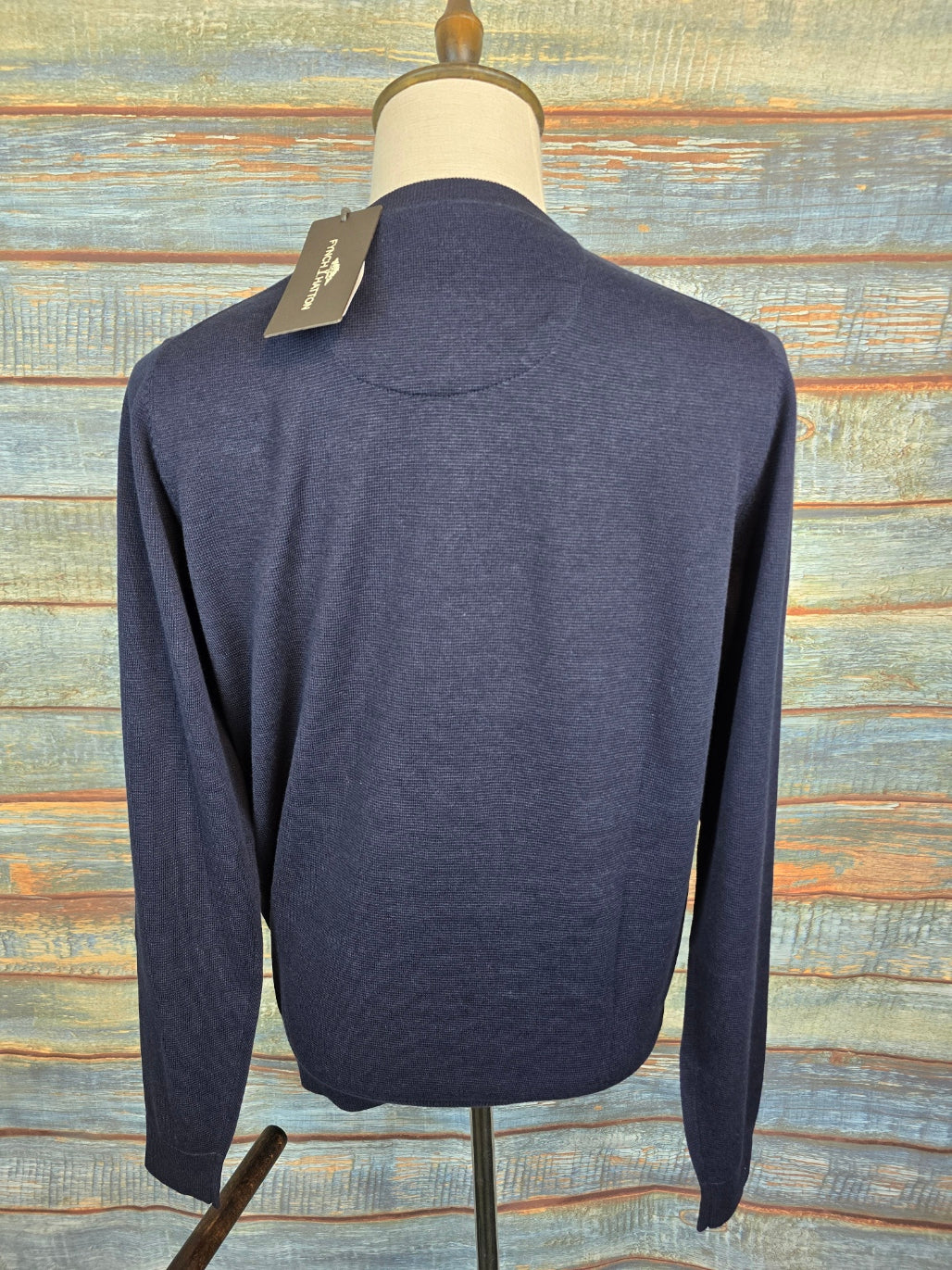 FYNCH HATTON Air Cotton Round Neck Summer Jumpers