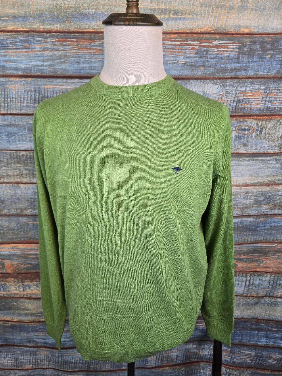 FYNCH HATTON Air Cotton Round Neck Summer Jumpers