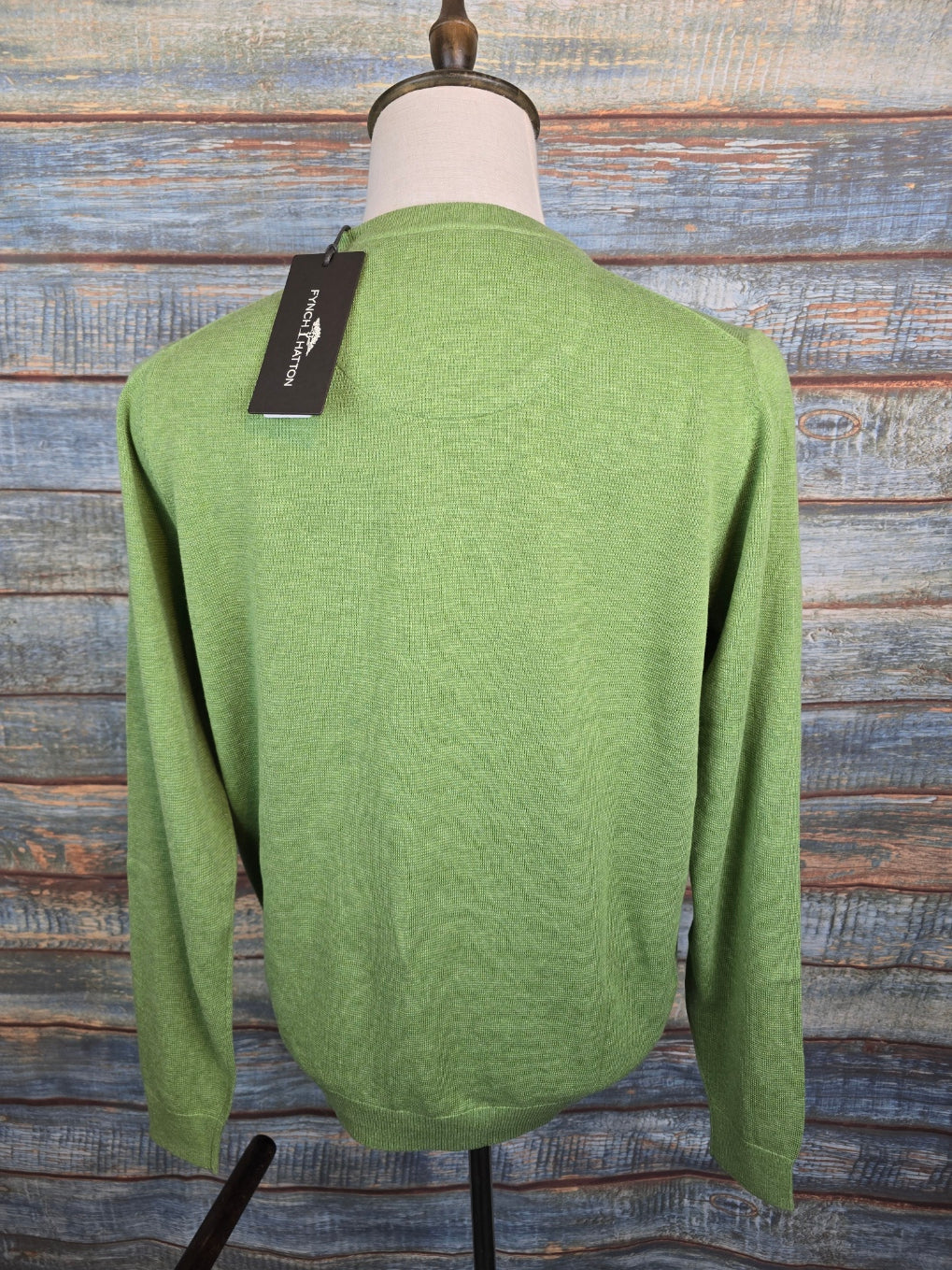 FYNCH HATTON Air Cotton Round Neck Summer Jumpers