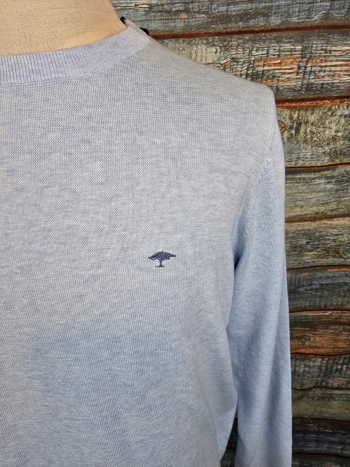 FYNCH HATTON Air Cotton Round Neck Summer Jumpers