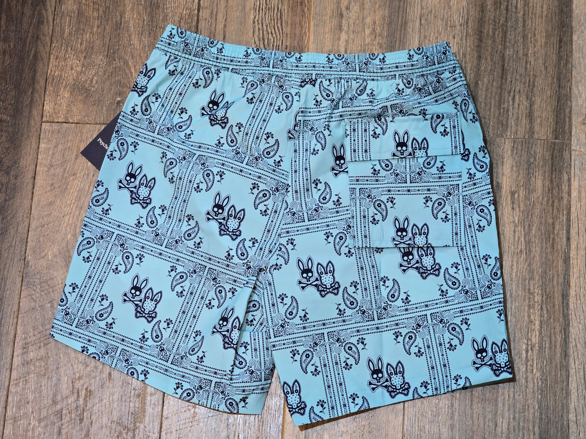Psycho Bunny Luke Printed Swim Short