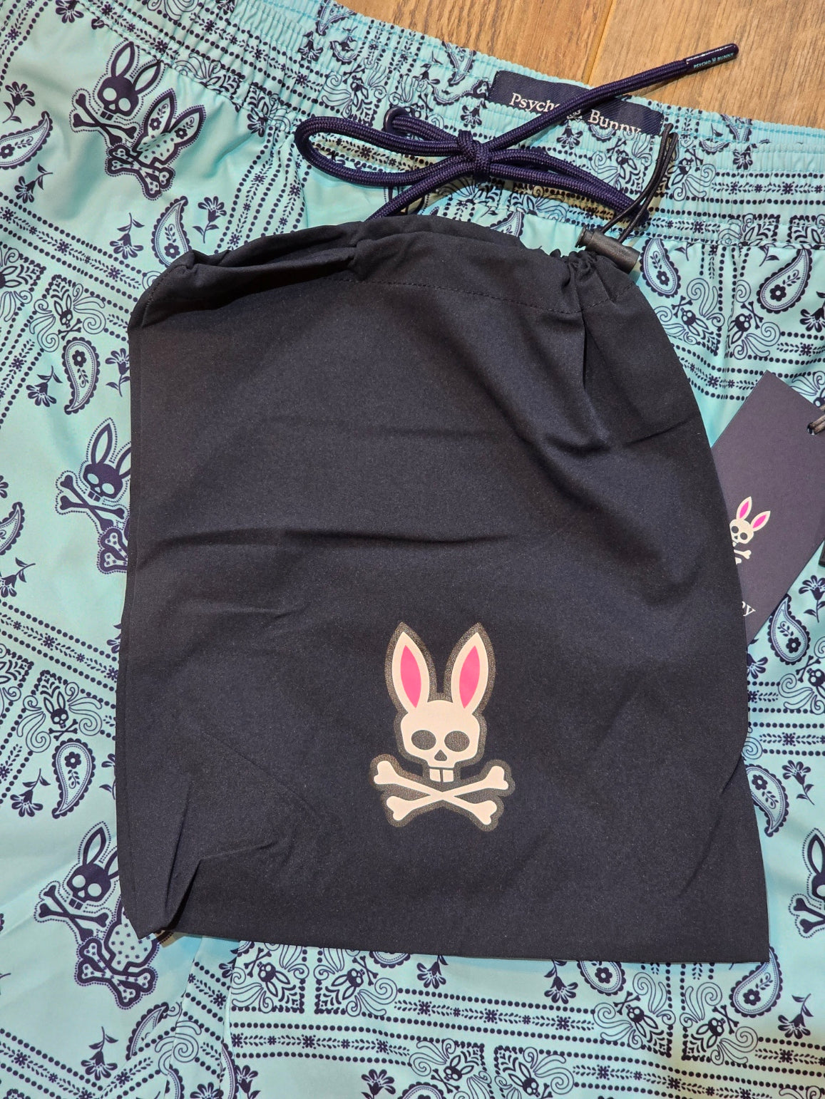 Psycho Bunny Luke Printed Swim Short