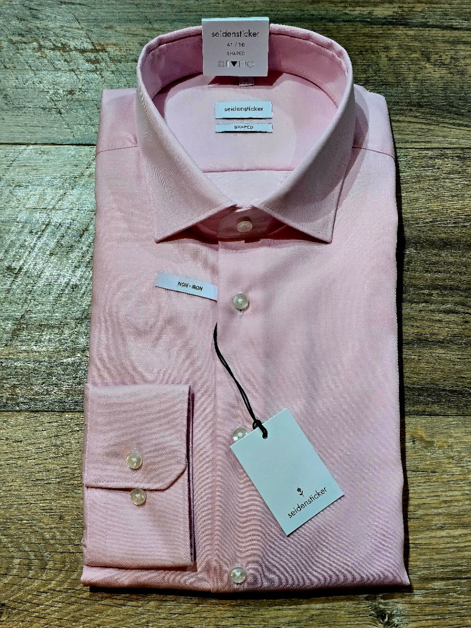 Seidensticker Shape Fit Pink Business Shirt