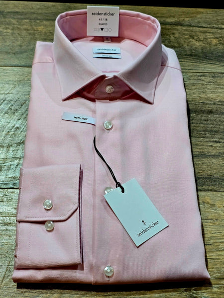 Seidensticker Shape Fit Pink Business Shirt