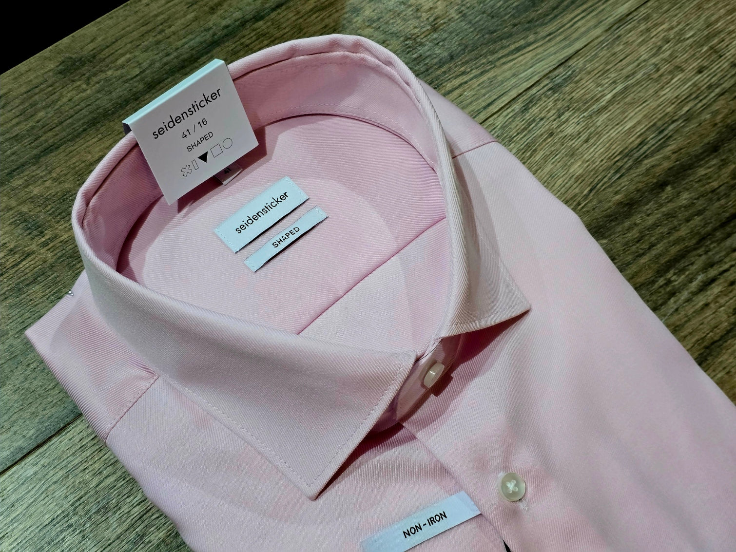 Seidensticker Shape Fit Pink Business Shirt