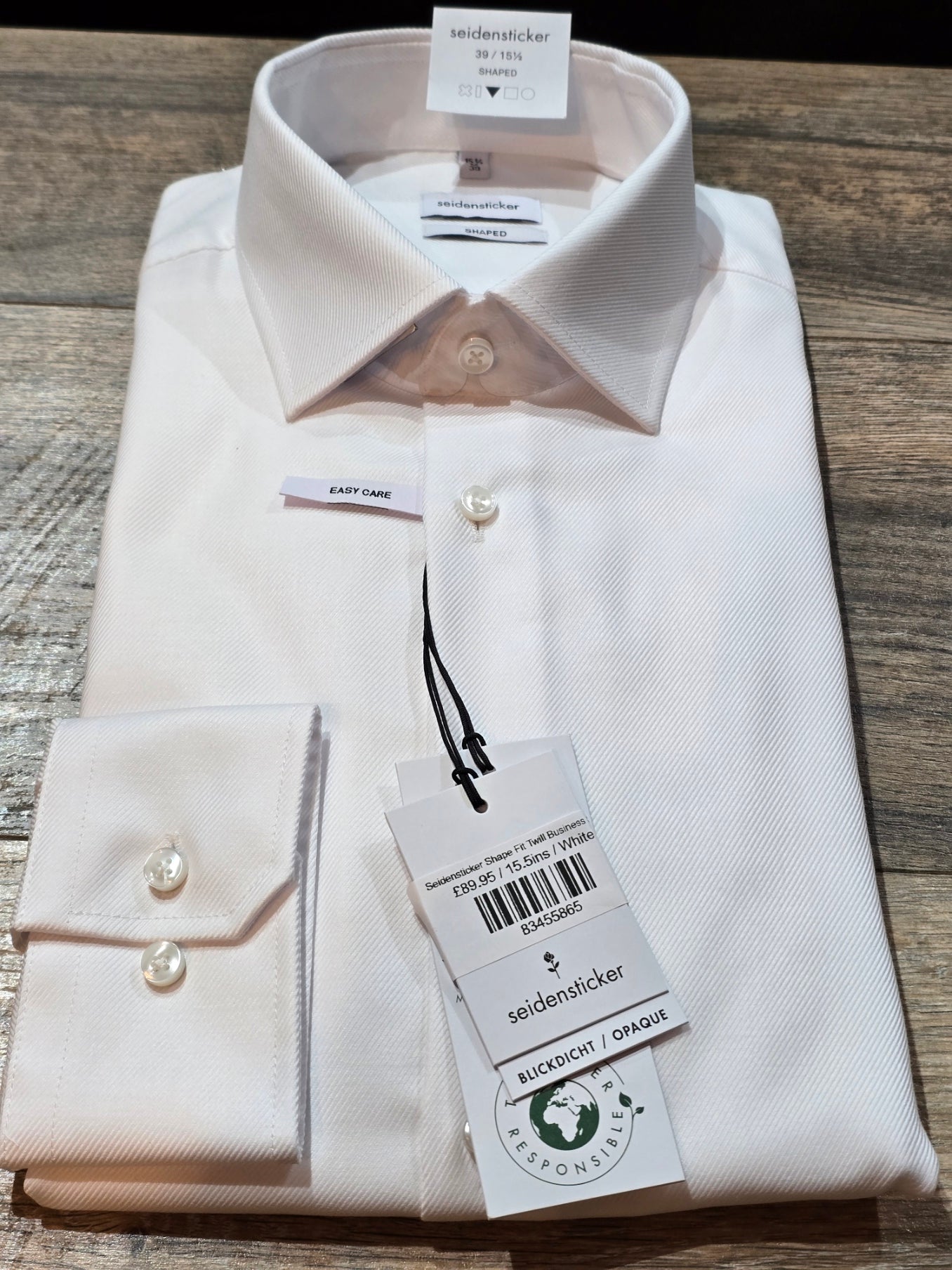 Seidensticker Shape Fit Twill Business Shirt