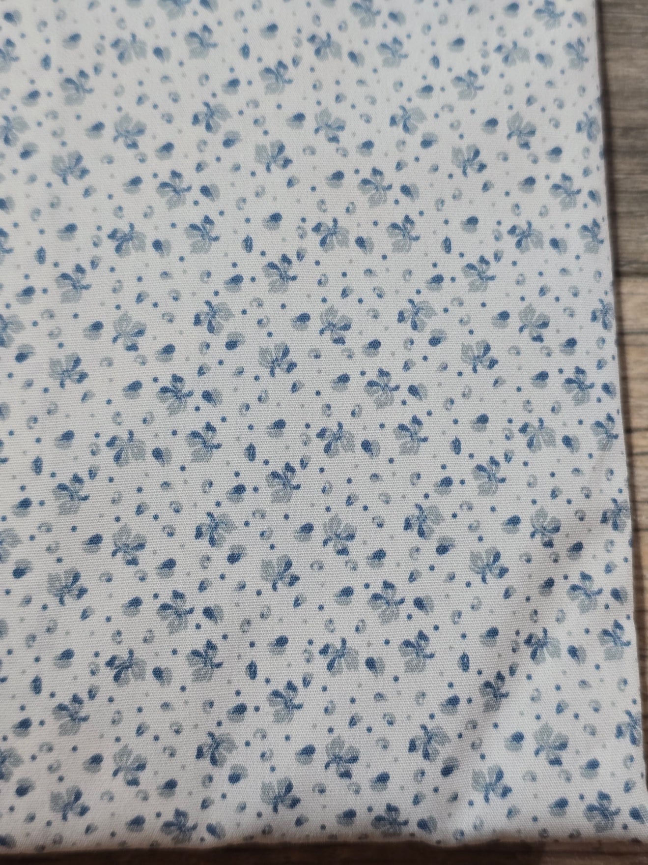 Remus Uomo Tapered White / Blue flower Print Shirt