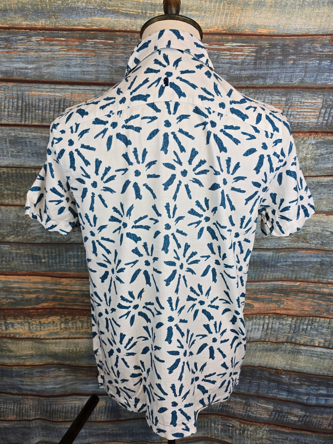 Remus Uomo Tapered Fit Sunburst Print Shirt