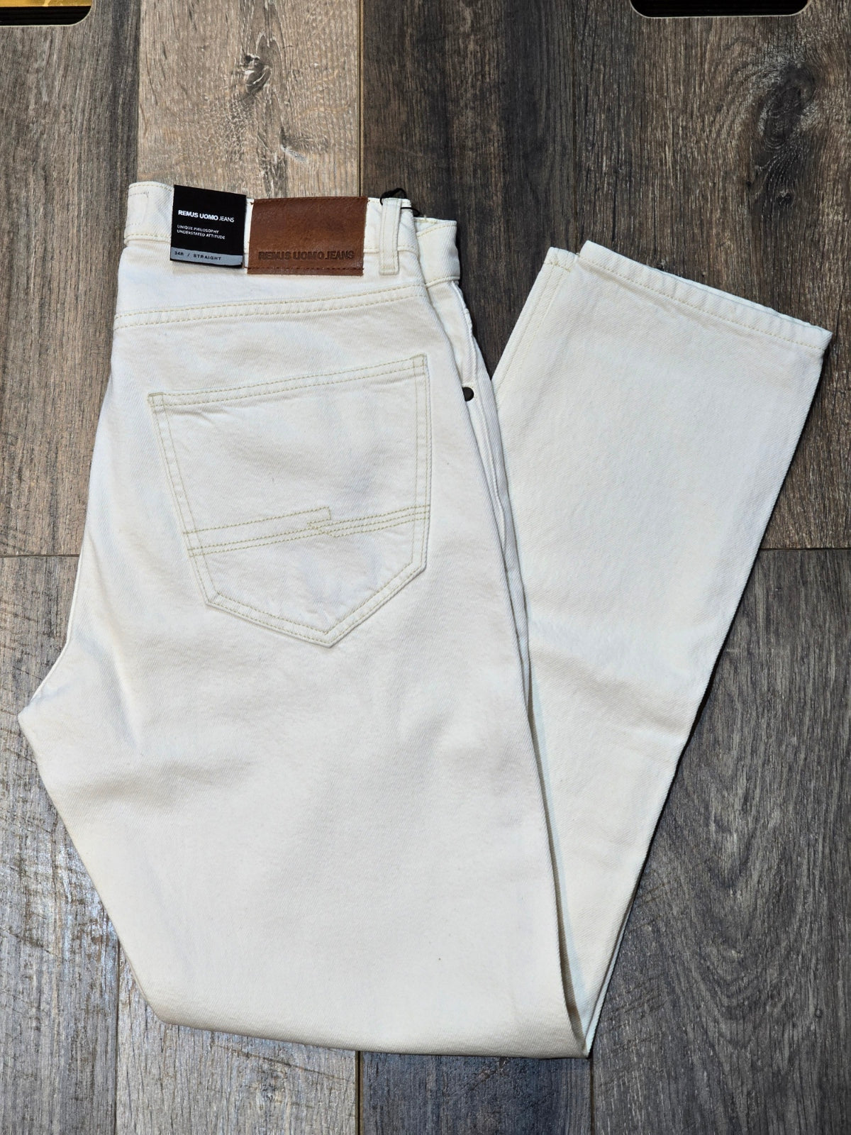 Remus Uomo Roman Modern Straight Fit Cotton-Stretch Jean
