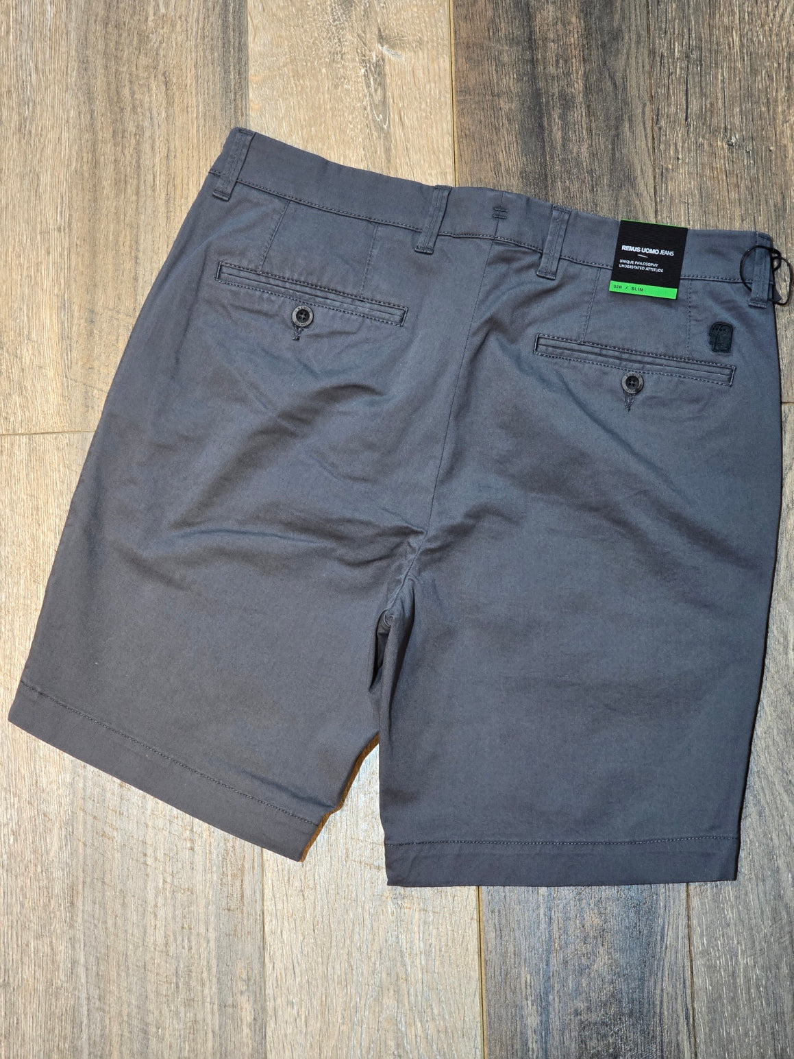 Remus Uomo Slim Leg Cotton-Stretch Chino Short