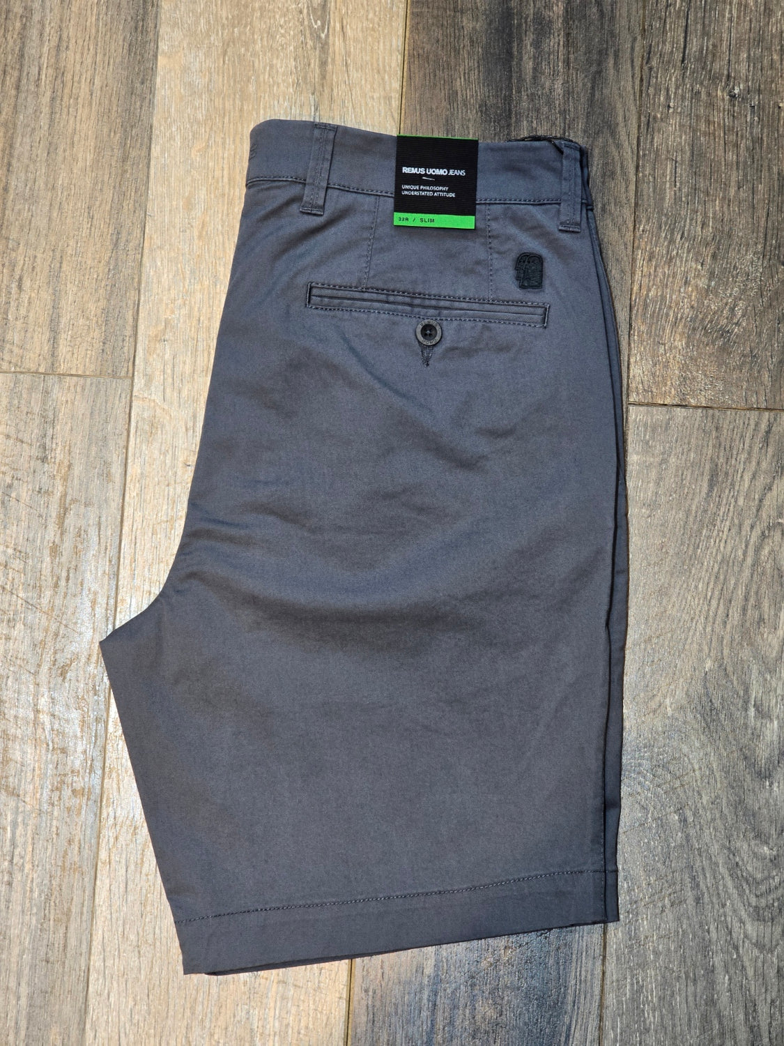 Remus Uomo Slim Leg Cotton-Stretch Chino Short