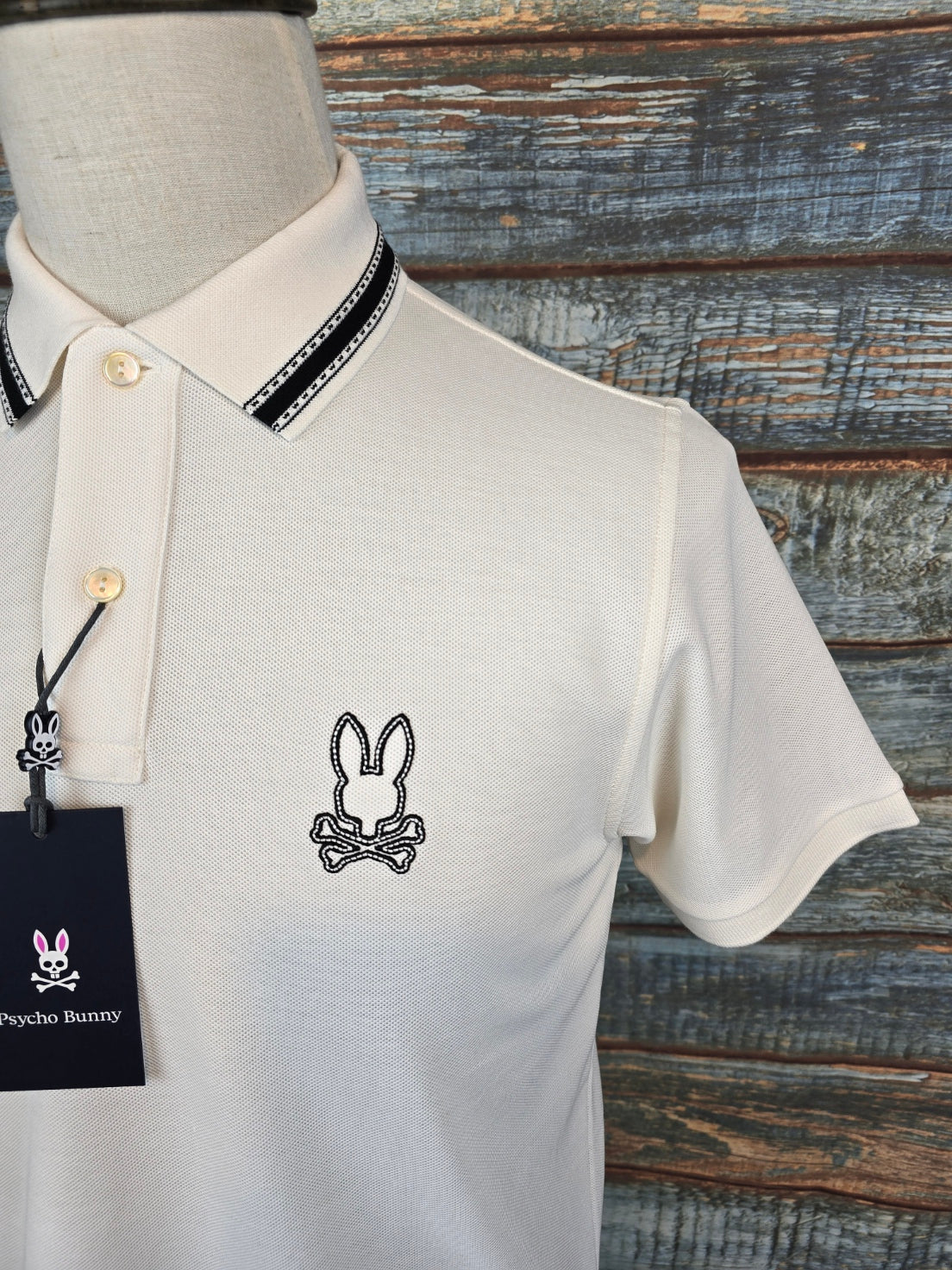 PSYCHO BUNNY Joe pique polo shirt