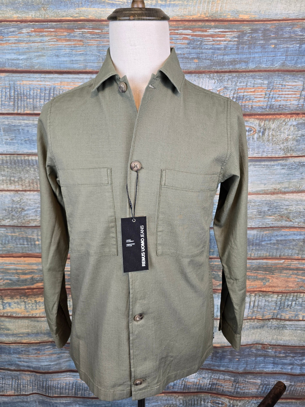 Remus Uomo Regular Fit Cotton Shacket