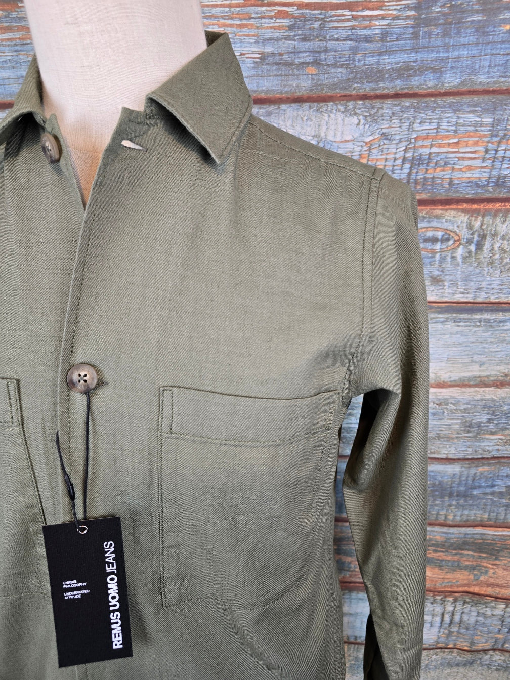 Remus Uomo Regular Fit Cotton Shacket