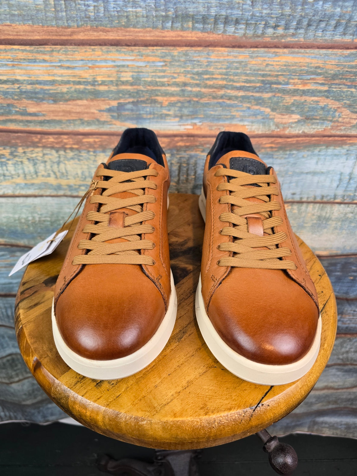 Bugatti Shoes Summer Leather Cognac Sneaker