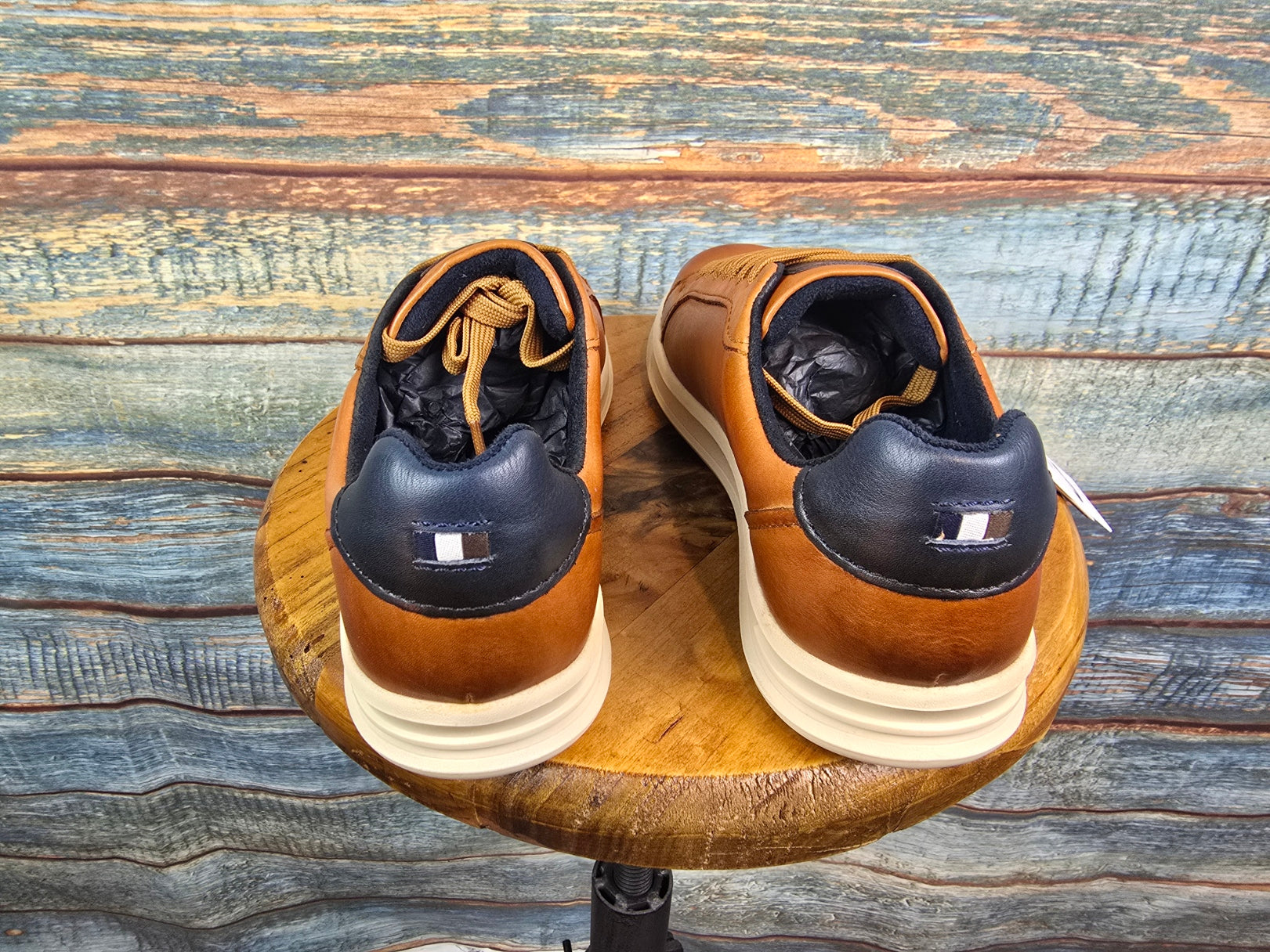 Bugatti Shoes Summer Leather Cognac Sneaker
