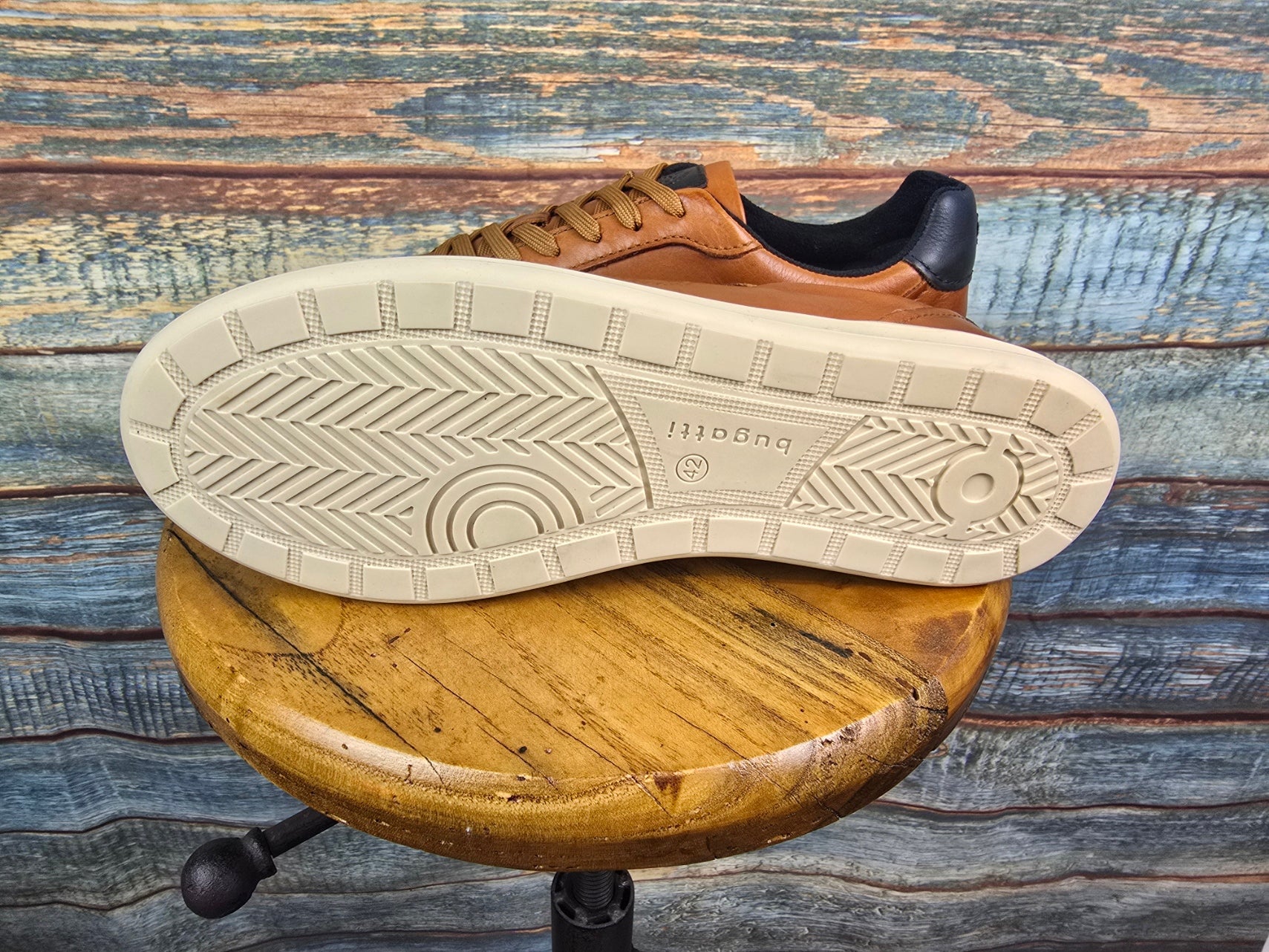 Bugatti Shoes Summer Leather Cognac Sneaker