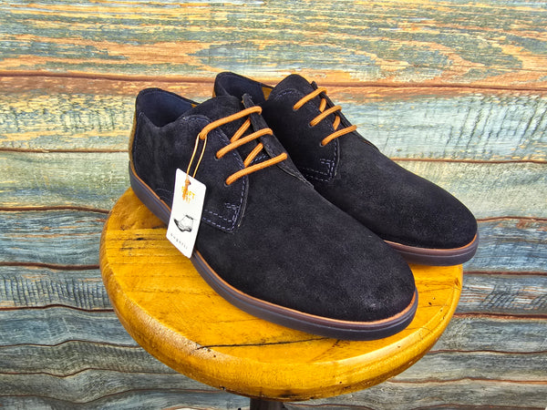 Bugatti Shoes Summer Navy Suede lace-up