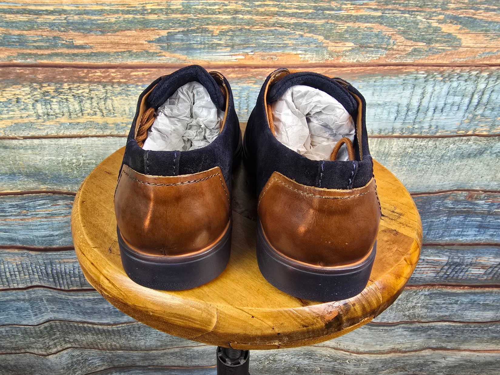 Bugatti Shoes Summer Navy Suede lace-up