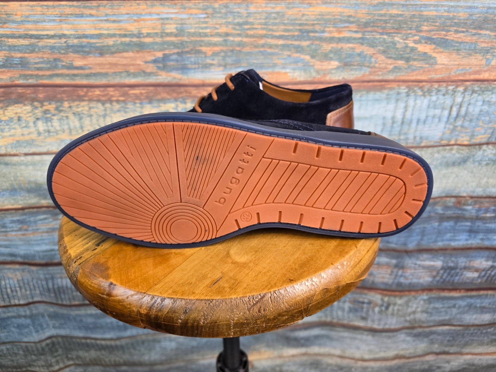 Bugatti Shoes Summer Navy Suede lace-up