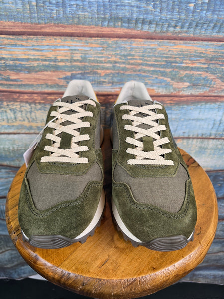 Bugatti Shoes Summer Sneaker dark green suede