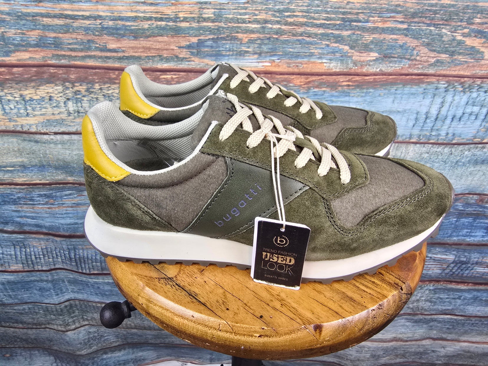 Bugatti Shoes Summer Sneaker dark green suede