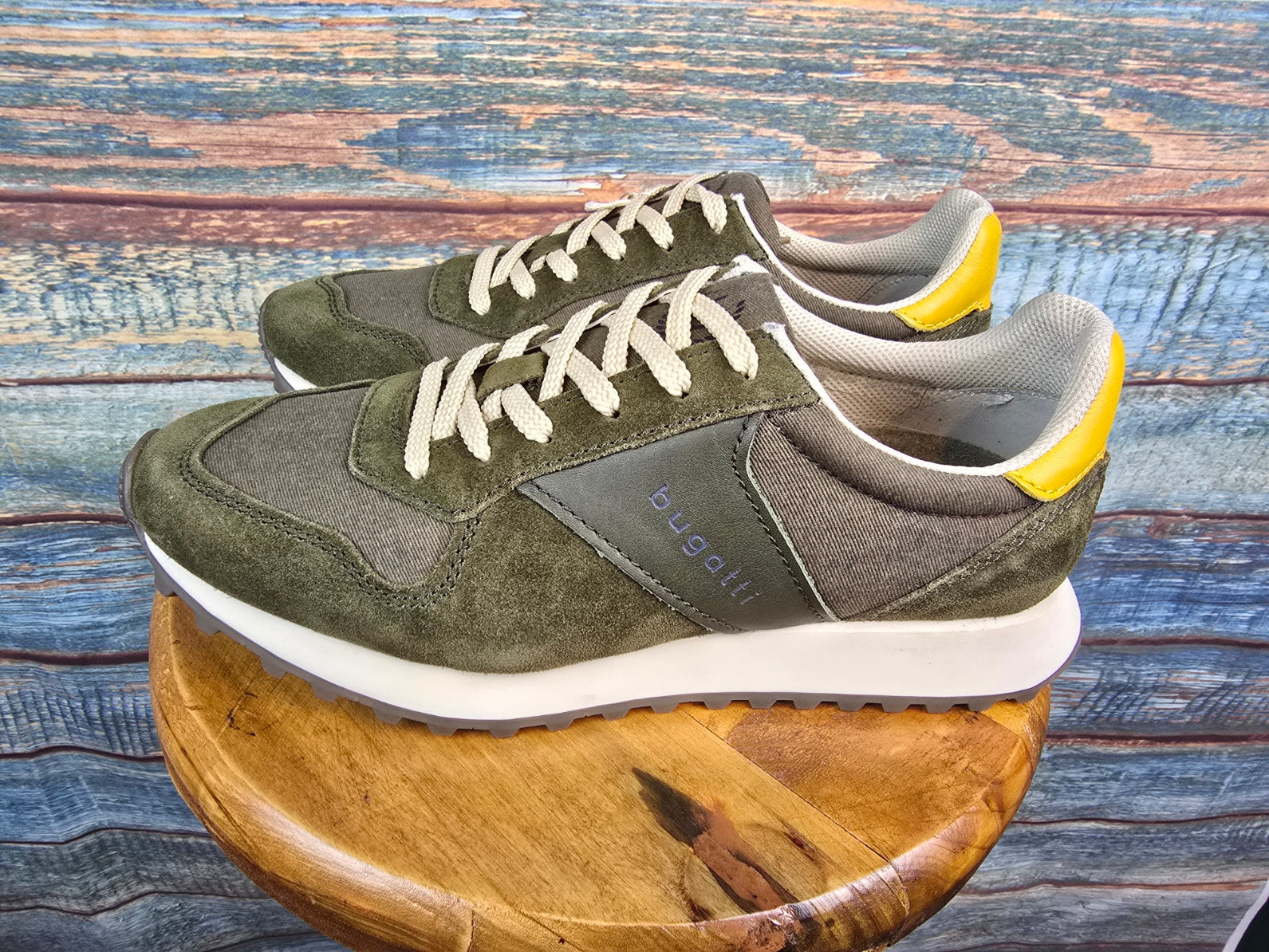 Bugatti Shoes Summer Sneaker dark green suede