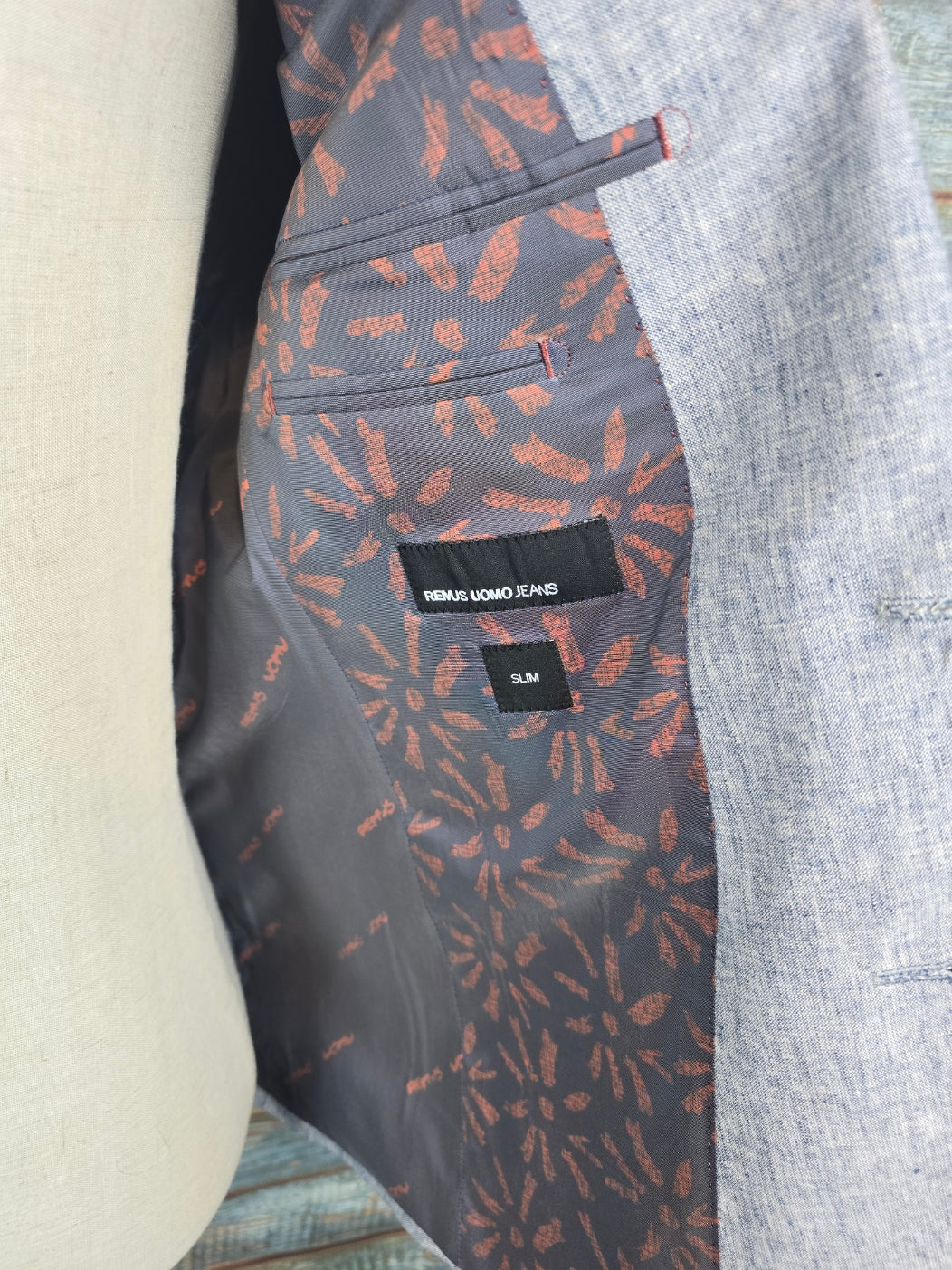 Remus Uomo Tailored Linen-Blend Jacket