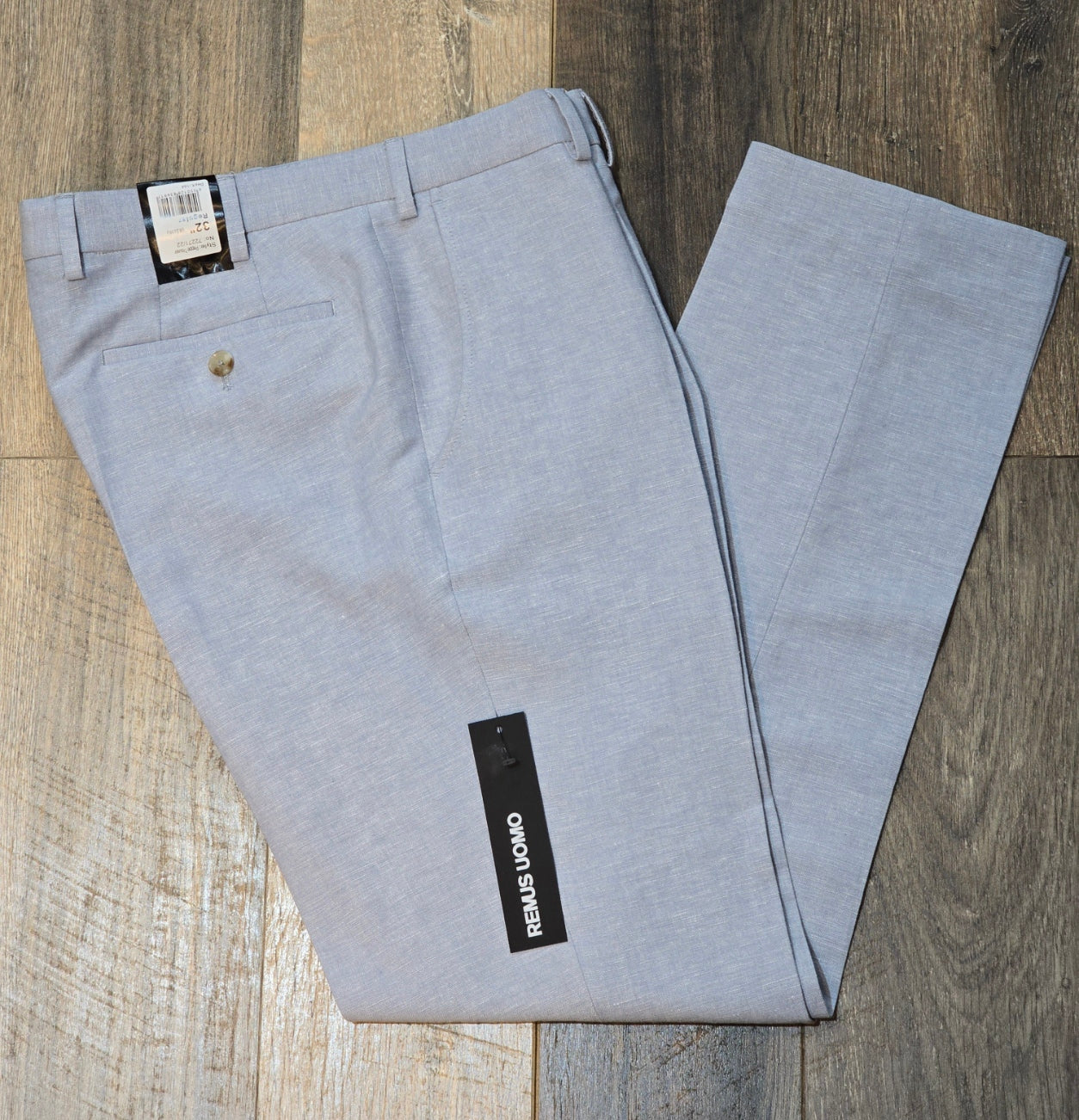 Remus Uomo Tapered Fit Linen-Blend 3 pci Suit