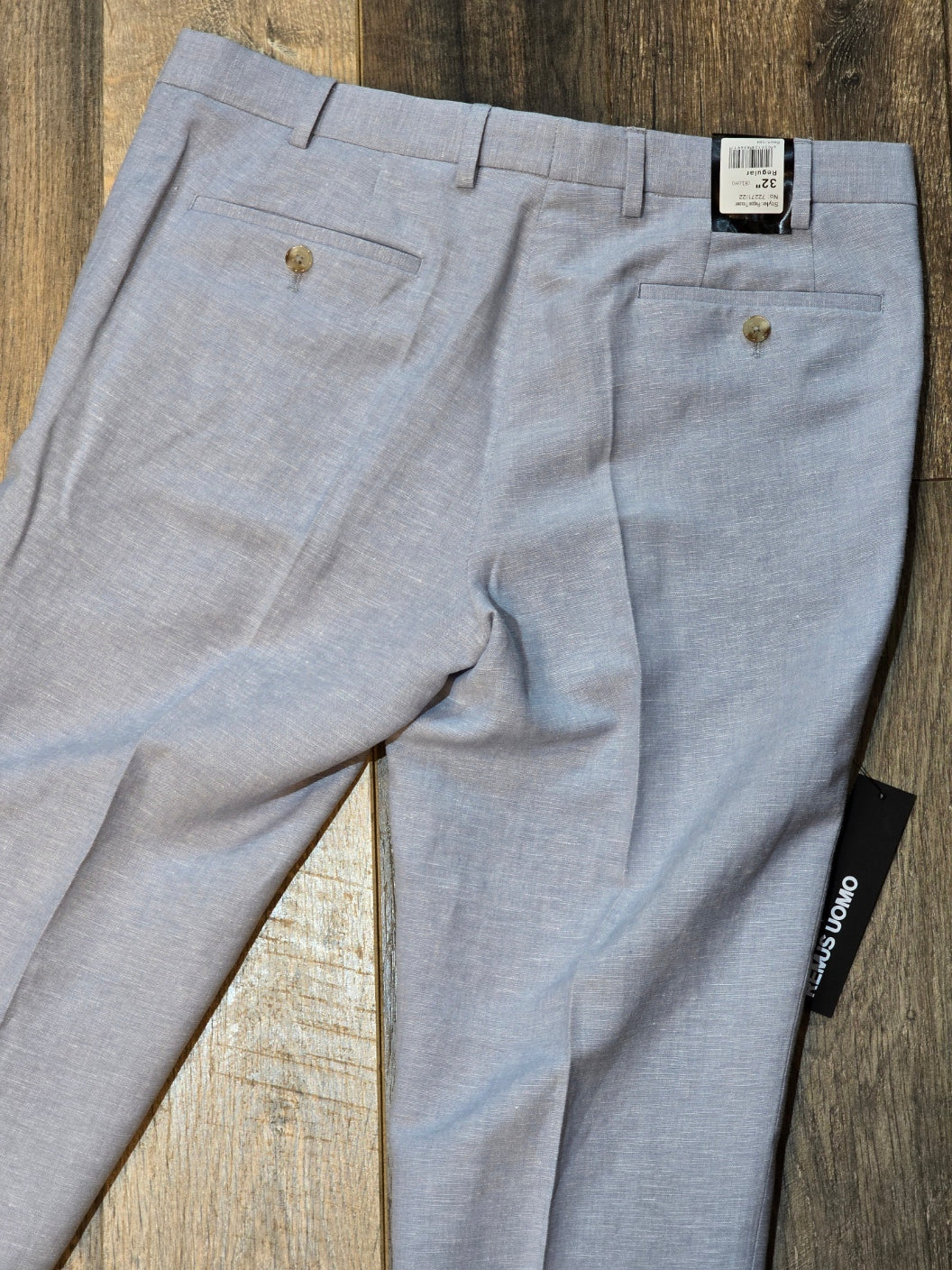 Remus Uomo Tapered Fit Linen-Blend 3 pci Suit