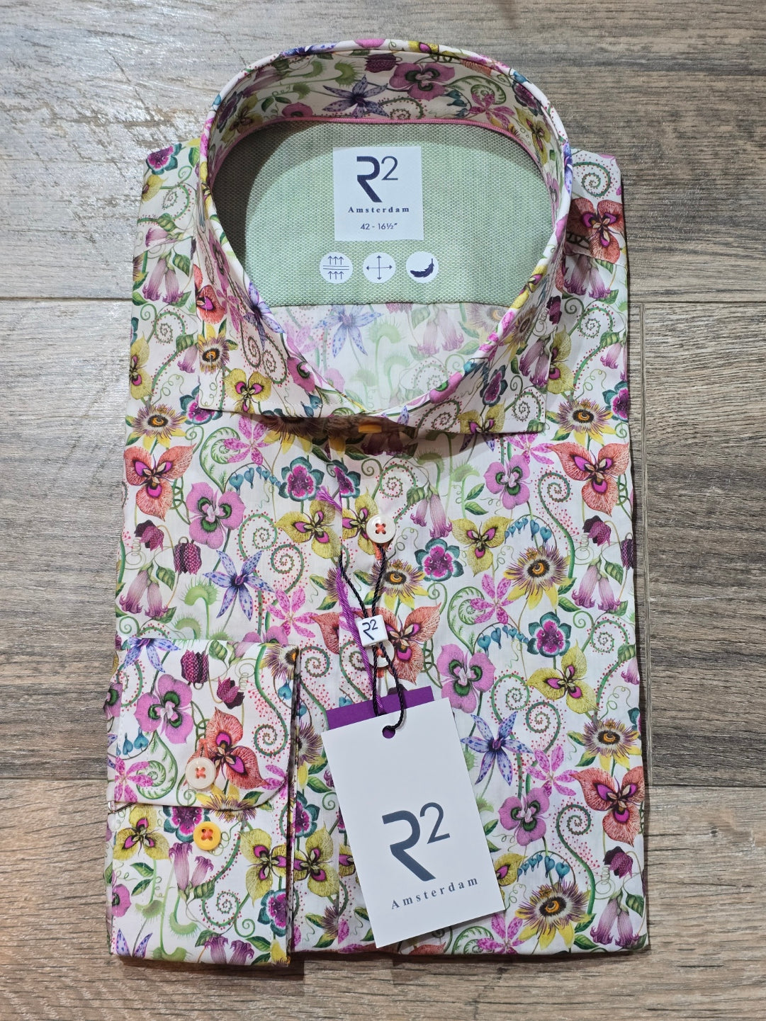 R2 - Amsterdam Floral shirt made with liberty Fabric