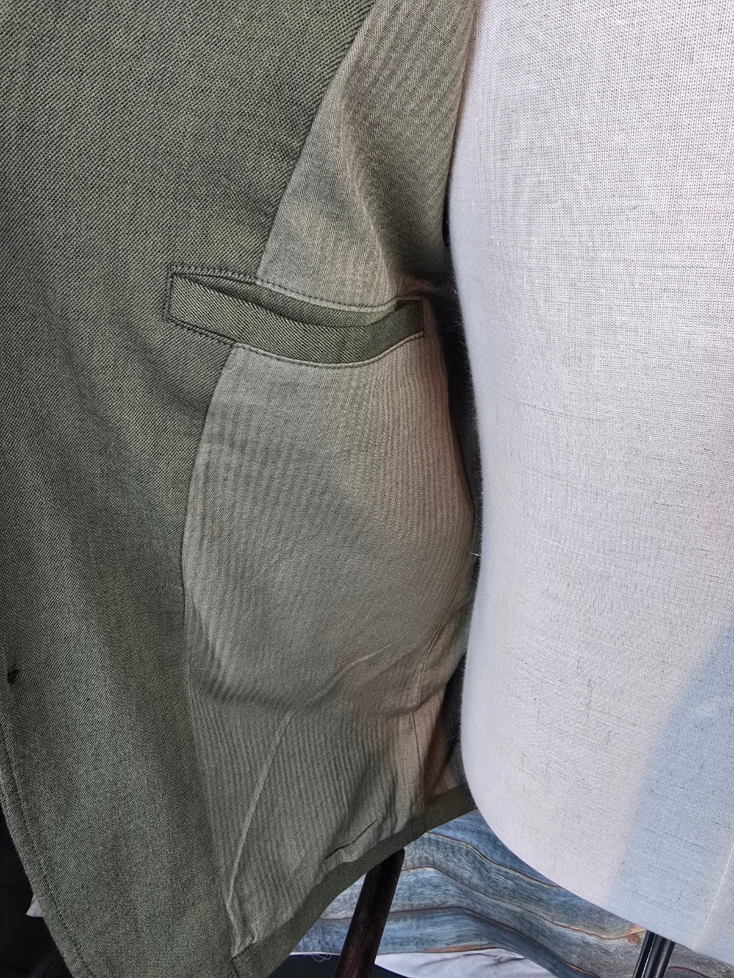 FYNCH-HATTON Cotton & Linen 2 Button Jacket