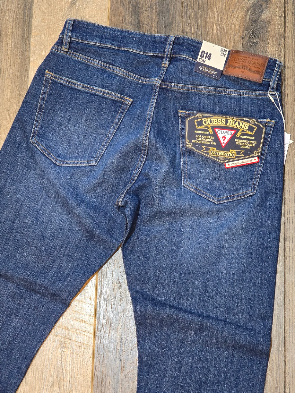 Guess Jeans G14 Mid Rise Slim Fit Jeans - Summer Blue