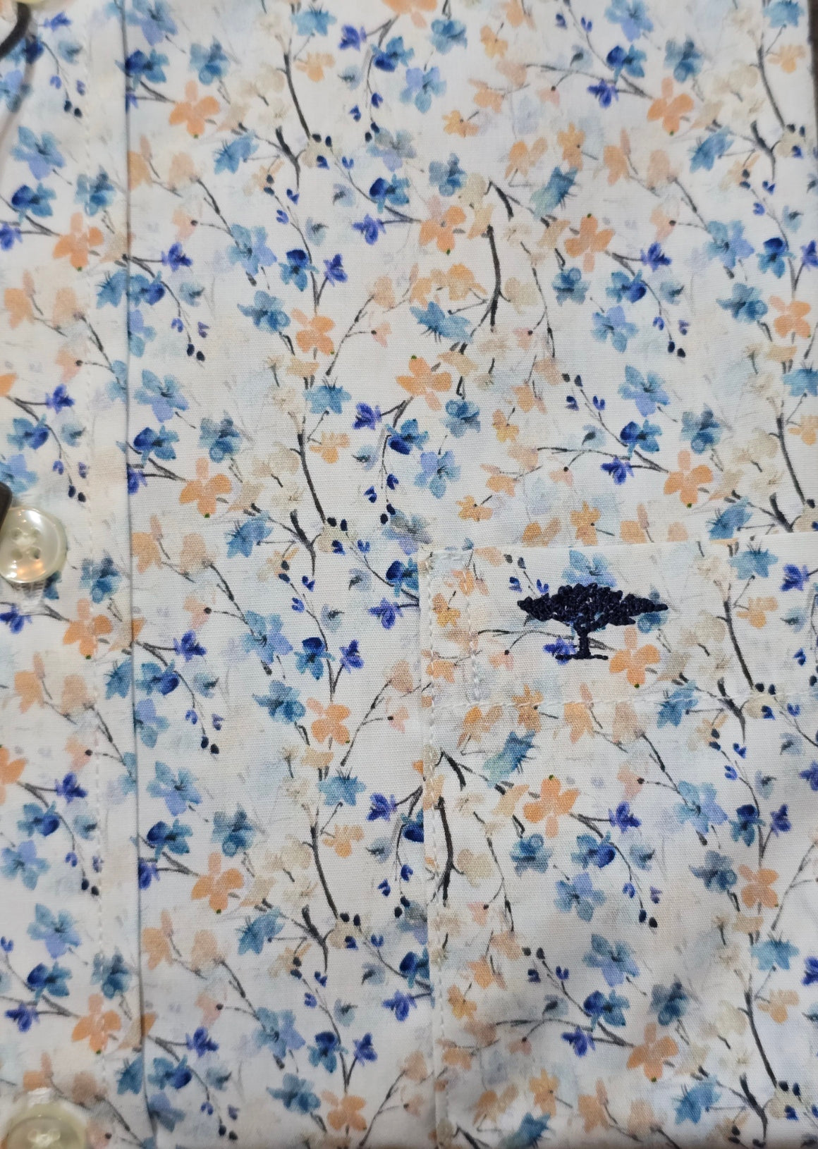 FYNCH-HATTON Short Sleeve Superfine Cotton Shirts