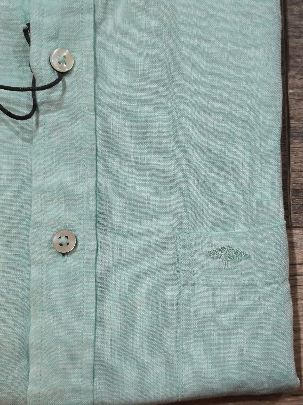 FYNCH-HATTON Short Sleeve Pure Linen Shirts