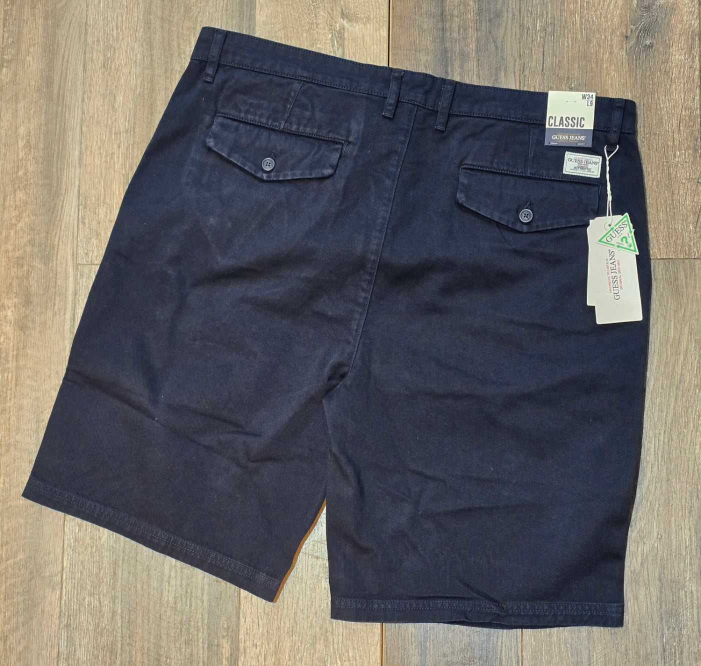 Guess Jeans Garment Washed Chino Shorts