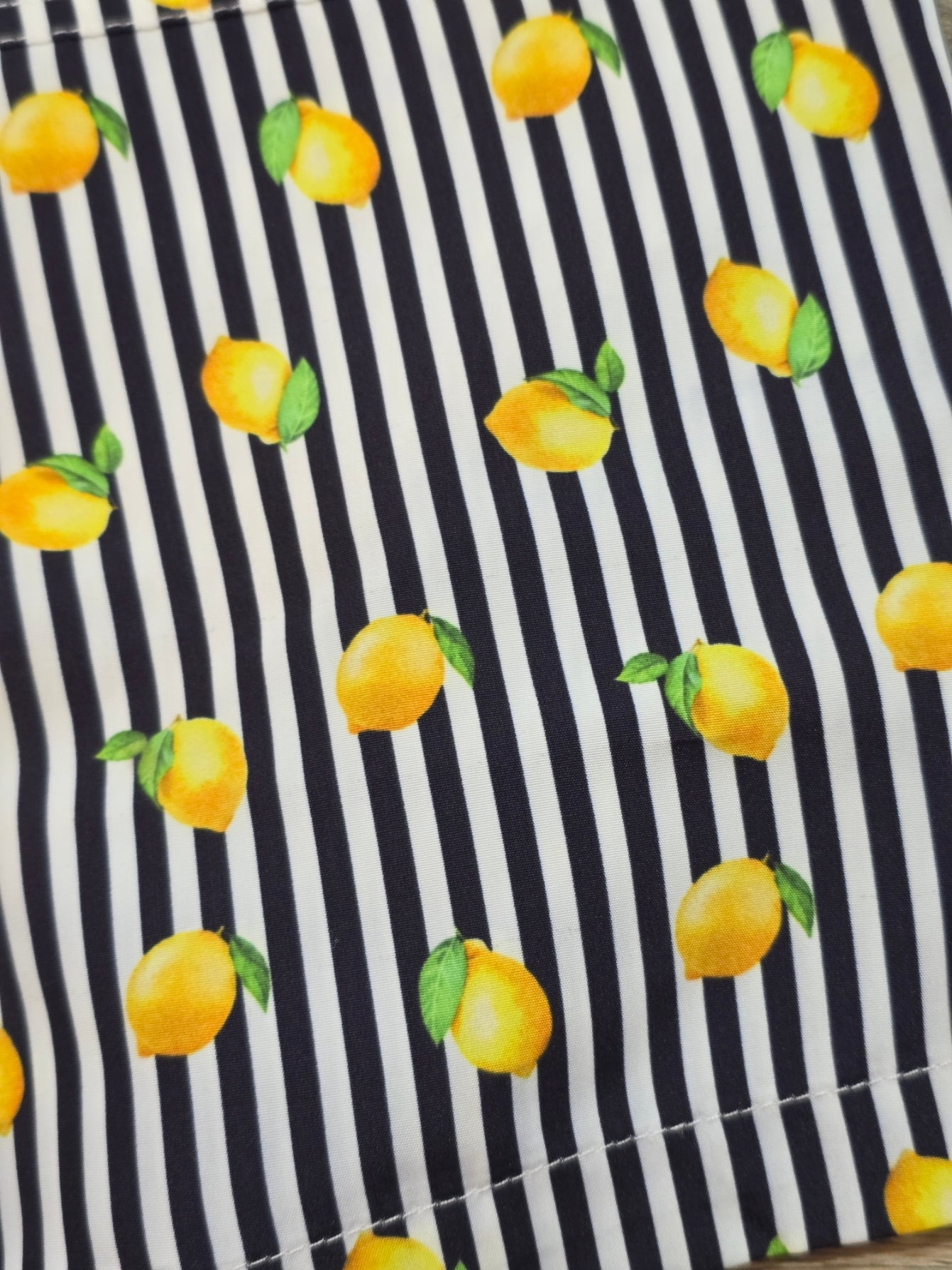 IMPULSO Striped Lemon Swim Shorts