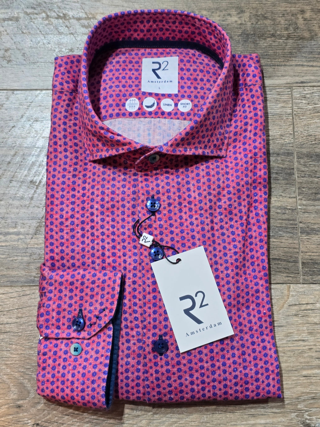 R2 - Amsterdam Relaxed fit pure Linen shirt