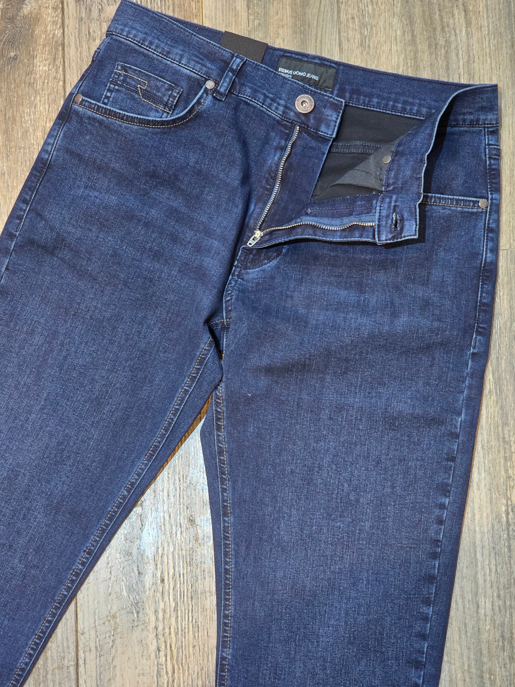 Remus Uomo Rogan Straight Fit/Power stretch Dark Summer wash jeans