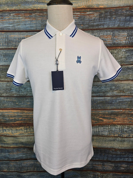 PSYCHO BUNNY Clark pique polo shirt 