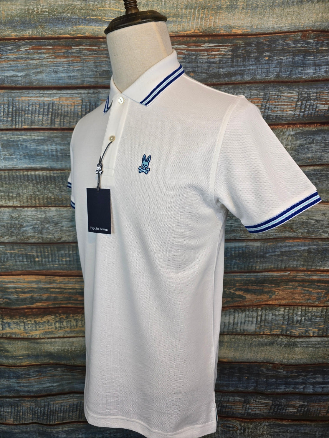 PSYCHO BUNNY Clark pique polo shirt 