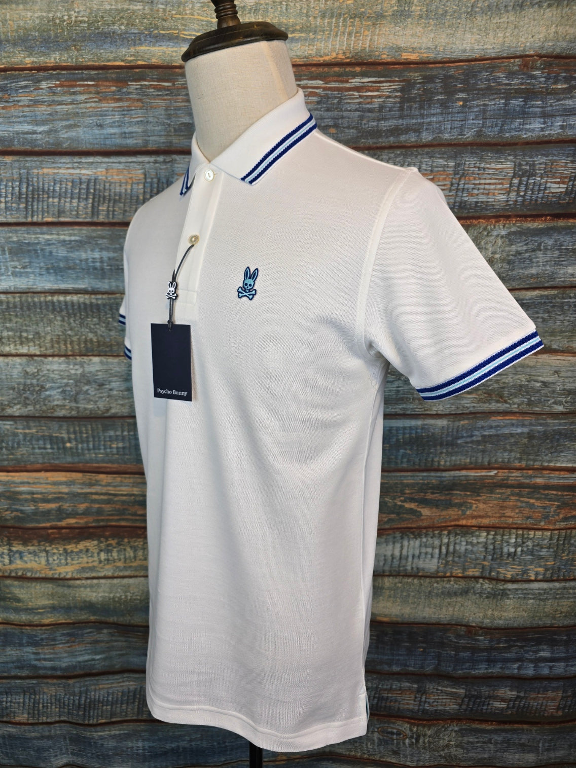 PSYCHO BUNNY Clark pique polo shirt 