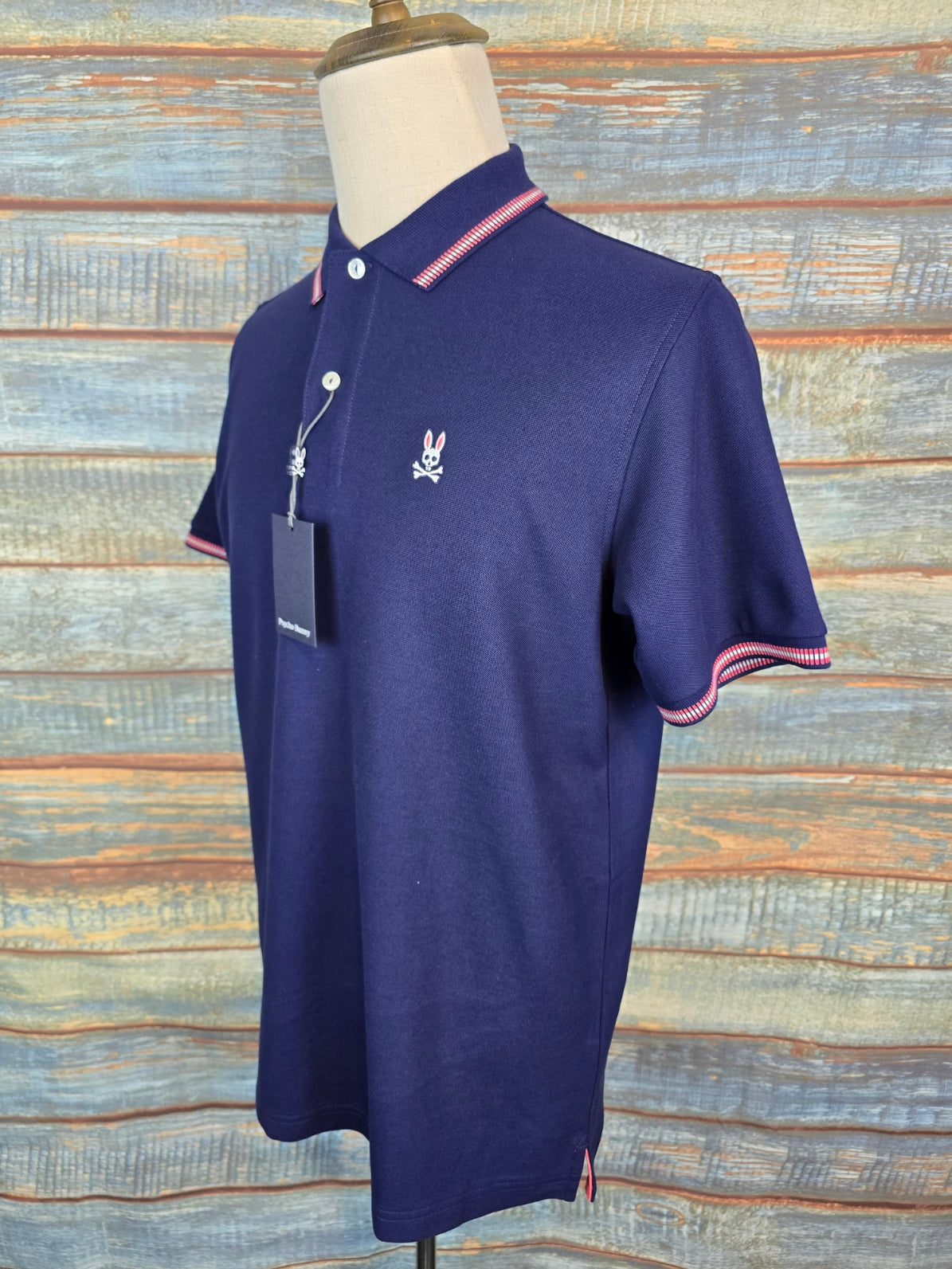 PSYCHO BUNNY Andre pique polo shirt