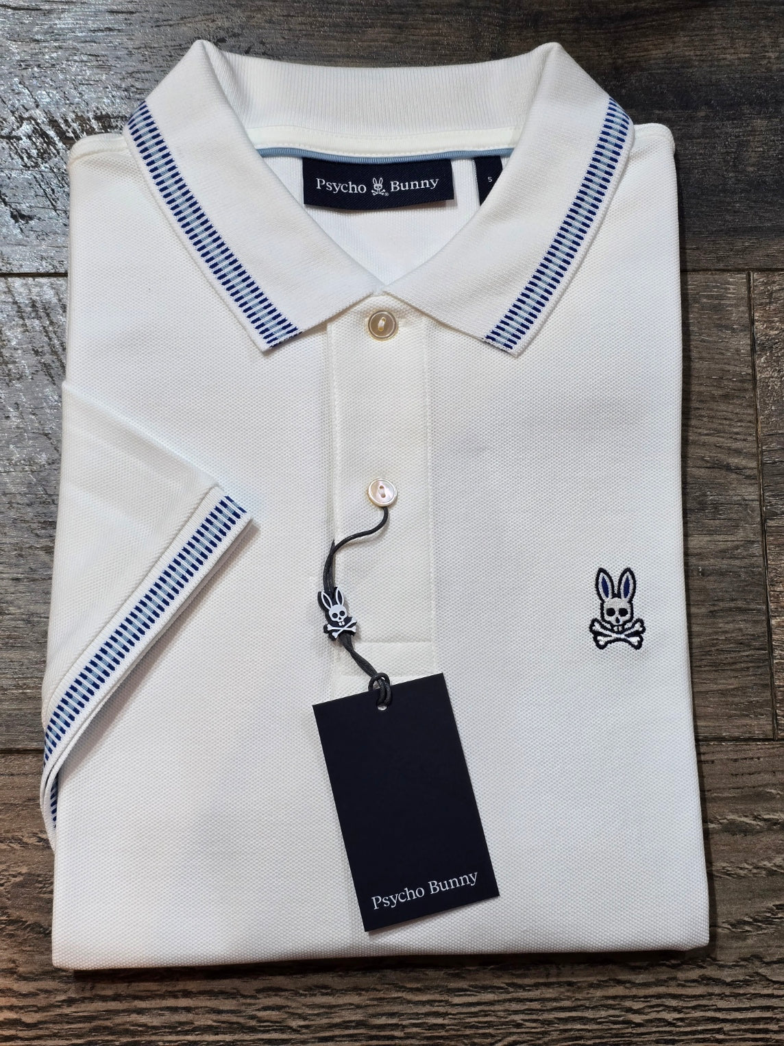 PSYCHO BUNNY Andre pique polo shirt